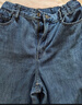 优衣库童装男女童宽松直筒牛仔长裤水洗产品宽腿裤秋冬新款478128 65 宝蓝色 150 实拍图