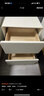 锦汐床头柜实木奶油风收纳柜卧室2025新款床边柜简约轻奢高级感置物柜 【加厚实木】40CM-双抽# 实拍图