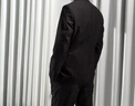 海澜之家（HLA）西服套装男春秋新轻商务经典系列西装套装 黑色02【西服+西裤】 【预订】 3XL 185/104B推荐170~180斤 实拍图