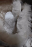 百丽（Belle）厚底保暖羊毛雪地靴女靴舒适加绒牛皮休闲短靴棉鞋D1X1DDD4 米白-亮面皮 37 (235mm) 实拍图