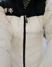 李宁火锅羽绒服丨石墨烯保暖防泼水抗静电科技长羽绒情侣外套AYMU507 实拍图
