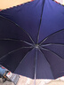 天堂 加大雨伞三折 晴雨两用商务伞经典格纹10骨大雨伞男女 藏青 实拍图