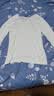 优衣库HEATTECH U领T恤/8分袖女装保暖衣478934 485810 478934/00白色 3XL 实拍图