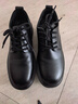 回力新款冬季加绒皮鞋男士牛皮可选商务正装男鞋耐磨 黑色 39 实拍图