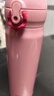 膳魔师膳魔师不锈钢进口保温杯车载男女水杯学生杯子 JNL-502 活力粉 500ml 实拍图