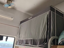 南极人大学生宿舍强遮光床帘蚊帐上下铺0.9乘1.9米一体式支架纹蚊帐全套 南极人米色【强遮光 保护隐私】 90cm*190cm *高90cm下铺用 实拍图