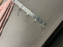 九牧（JOMOO）挂钩免打孔浴室置物架挂衣钩壁挂毛巾架太空铝6排浴室排钩939306 实拍图
