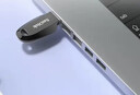 闪迪（SanDisk）64GB USB3.2 U盘 CZ550黑色 读速100MB/s 安全加密 数据恢复 学习办公电脑车载 高速大容量优盘 实拍图