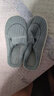 【福利价】小熊小兔棉拖秋冬季情侣保暖学生男拖鞋女居家棉拖鞋 小熊小兔棉拖-灰色 40-41 适合39-40 实拍图