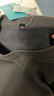 JEANSWEST LIFE真维斯加绒卫衣男秋冬季加厚保暖外套三角设计重磅灰色圆领上衣男 实拍图