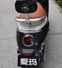 爱玛电动摩托车 Q7石墨烯铅酸大电池长续航【72V25Ah电池】豪华复古智能舒适电动车  璀璨鲸灰 实拍图