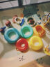 COOKSS婴儿叠叠乐套圈玩具早教益智不倒翁可啃咬彩虹塔套圈玩具 实拍图