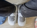 京东京造家居包脚棉拖鞋 轻简毛绒保暖包跟棉拖鞋男款 灰色44-45  JZ-3222 实拍图