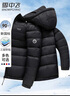 雪中飞90绒轻薄羽绒服男女同款连帽时尚休闲秋冬保暖情侣外套男185 实拍图
