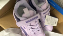回力（Warrior）男童鞋子秋冬儿童运动鞋加绒二棉女童棉鞋WZ(CL)-0852-1紫色35 实拍图