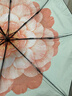 蕉下（beneunder）防紫外线遮阳伞三折双层黑胶晴雨伞防晒伞BM664花椿 实拍图