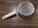 炊大皇 双耳漏勺细网304不锈钢滤网勺豆浆过滤网筛婴儿辅食 白中号35目 实拍图