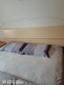 全友家居 床原木风现代简约主卧室双人大床1.8x2米家用高脚板式床家具 实拍图