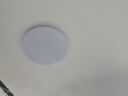 格润莱特（GERUN）led吸顶灯卧室遥控无极调光变光简约全白圆形楼过道公寓酒店灯具 24W-32cm-全白-无极调光（带遥控） 实拍图