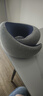 OSTRICHPILLOW鸵鸟U型枕旅行飞机枕办公室午休u形护脖枕头 U型护颈枕-蓝灰色 实拍图