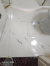 瓦时仿瓷砖墙贴墙纸自粘防水防潮铝塑墙板卫生间 鱼肚白30*60(5片装) 实拍图