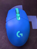罗技（G）G304 LIGHTSPEED无线鼠标 游戏鼠标 轻质便携 鼠标宏 绝地求生FPS英雄联盟吃鸡 生日礼物 蓝色 实拍图