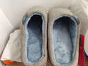 洁丽雅棉拖鞋女秋冬季室内家居防滑保暖拖鞋厚底毛毛女士家用男棉鞋外穿 咖啡 【抗菌升级款】 44-45 (适合43-44码) 实拍图