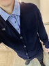 恒源祥 针织衫青年男士休闲假两件百搭毛衣上衣HJ164 藏青 170/88A  实拍图