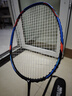 VICTOR威克多羽毛球拍碳素纤维单拍小隼TK-HAWK蓝 4U已穿线25磅附手胶 实拍图