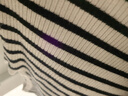 百图年夏季新款连衣裙条纹针织连衣裙南法背心流苏长裙女2307T74 黑白条 S 实拍图