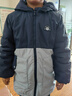 戴维贝拉（DAVE＆BELLA）童装防水保暖宝宝棉袄男童儿童棉服女童外套冬季棉衣冬装夹棉衣服 海雾蓝DB4237680-A 140 cm（建议身高130-140cm） 实拍图