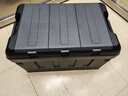 悦卡 后备箱收纳箱车载汽车储物箱可折叠户外露营车用杂物整理箱用品 【升级加厚】黑灰三盖大号70L 实拍图