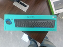 罗技（Logitech）MK275 键鼠套装 无线键鼠套装 办公键鼠套装 全尺寸 商务键鼠套装 带无线2.4G接收器 黑蓝色 实拍图