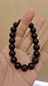 金石灵天然黑曜石手串男女款水晶手链海蓝宝五行补水佛珠转运珠生日礼物 黑曜石手链10毫米 实拍图