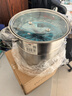 美厨（MAXCOOK）汤锅304不锈钢 复底高汤锅二层蒸锅22cm 电磁炉通用带蒸架MCZ3218 实拍图