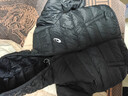 亚瑟士（asics）童装25年冬季儿童柔软舒适三防轻薄保暖羽绒服【高充绒量】 黑色 清洁度1000-鸭绒 130 充绒量70g 实拍图