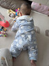 英氏（YEEHOO）连体衣夹棉哈衣爬服宝宝保暖棉服秋冬季和尚服 冬川夹棉襟哈 73cm 实拍图