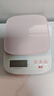 展艺充电款厨房秤复古橡粉家用小型精准食物称重高精度烘培用雪花酥 实拍图