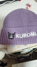 Hello Kitty儿童帽子男女童冬季加厚护耳帽百搭网红针织帽 ZM7014紫色  实拍图