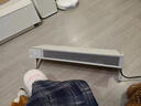 美的（Midea）【随变暖】石墨烯家用踢脚线取暖器/语音智能浴室暖风机/节能电热电暖器/可立可卧电暖气NDS-BZT 实拍图