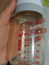 爱得利（evorie） 婴儿鸭嘴奶瓶6个月以上 宽口径带手柄带重力球PPSU奶瓶 240ml灰 实拍图