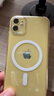 倍思 适用苹果11手机壳 磁吸iPhone11保护套magsafe磁吸充电壳超薄防摔壳男女款 透明 实拍图