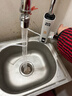 奥克斯（AUX）电热水龙头热水器加热水龙头快速热水变频恒温厨房下进水 【大屏数显】雪山白+漏保插头+万向喷头 实拍图