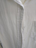 优衣库女装法兰绒衬衫/长袖衬衣481168 01 乳白色 XS 实拍图