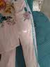莫代尔金丝绒睡衣女秋冬季长袖长裤花卉印花感可外穿家居服套装 牡丹花开【长袖+长裤】 L 【100-120斤】 实拍图