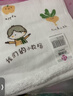 洁丽雅卡通印花纯棉A类婴儿童巾洗脸洗澡面巾一面纱布一面毛圈小毛巾4条 实拍图