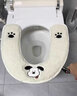 WEIYI马桶垫马桶圈坐垫马桶垫秋冬季马桶垫子加厚秋冬防水坐便垫套 U型小狗（蓝+白）2个装 马桶垫（均码） 实拍图