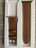 MSSM适用苹果手表表带apple watch小牛皮iwatchS11/ultra3/S10/9/8/SE3针扣真皮表带 咖色49/46/45/44 实拍图