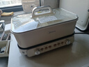 美的（Midea）电火锅鸳鸯锅烤肉锅火锅专用锅0氟涂层超薄速沸电火锅多功能锅料理锅分体式6.5L多用途锅DLS3322R2 实拍图