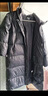 黑冰【清仓】秋冬女过膝长款鸭绒连帽轻量保暖防风羽绒服外套 FAF8961 黑色 S 实拍图